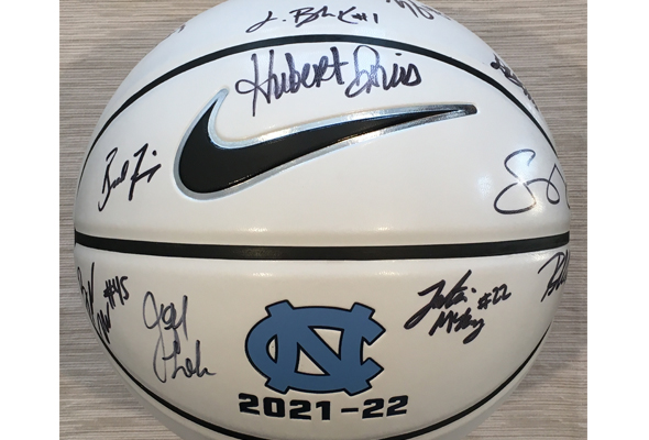 Signed UNC 2021-2022 Basketball Auction